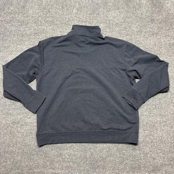 Patagonia Ahnya Pullover Womens XL Navy Blue Organic Cotton 1/4 Zip - Picture 3 of 9